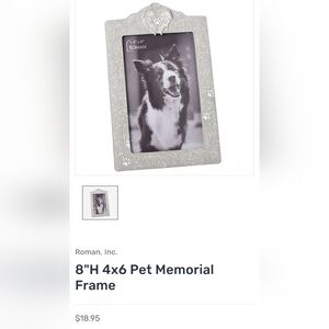 Roma Silver Heart Design Picture Frame